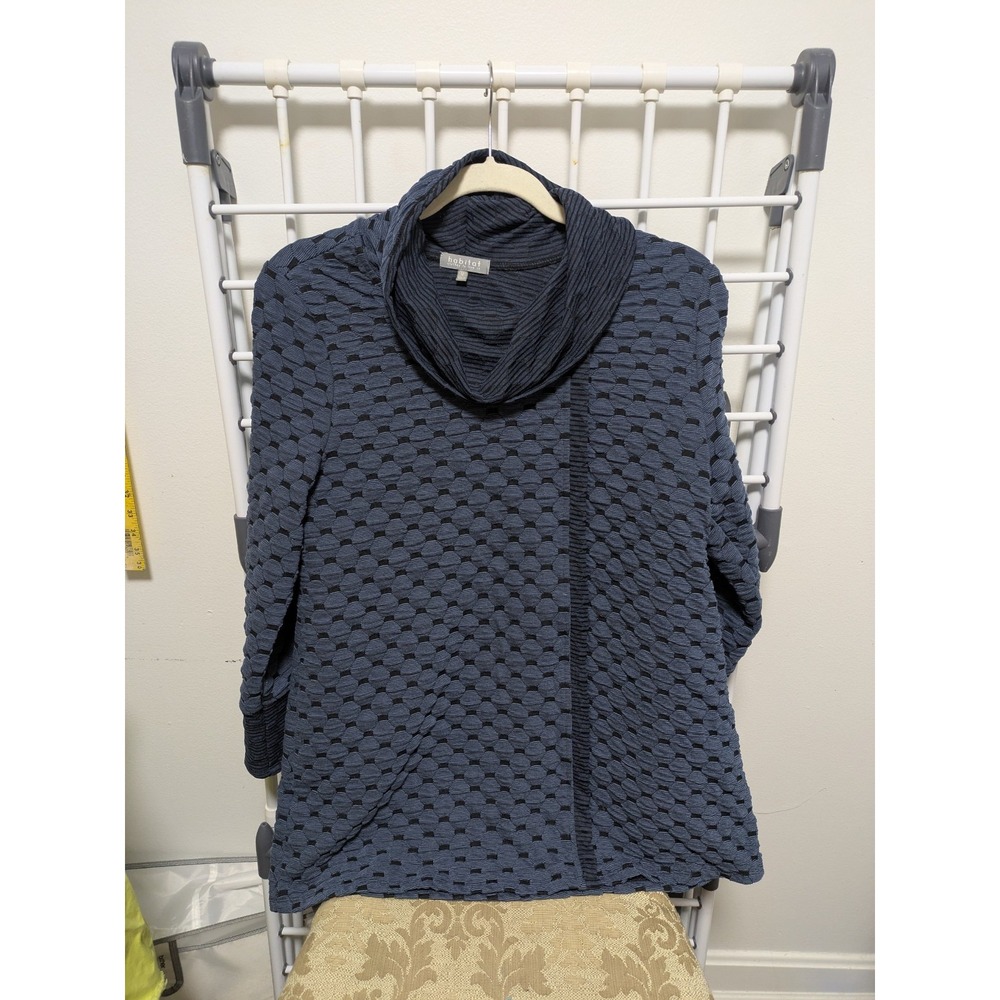 Habitat Blue Textured Cowl Neck Sweater
Armpit to armpit - 19”